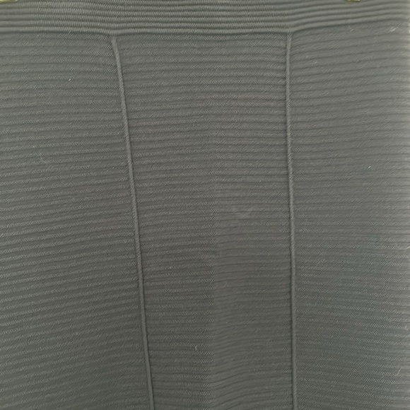 IVANKA TRUMP - pencil skirt ribbed navy blue mini size medium business bodycon - Picture 2 of 5